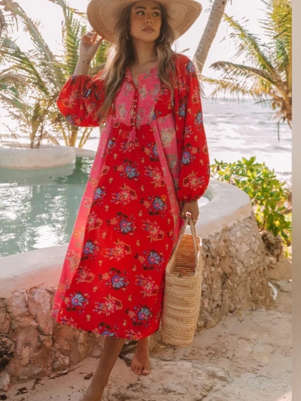 Spell Solstice Midi Dress